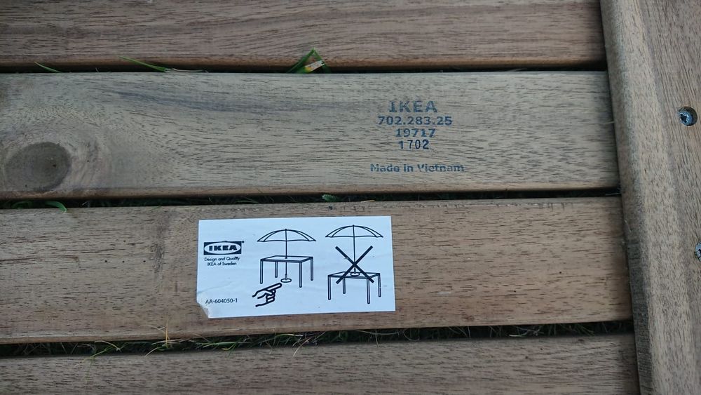 Ława ogrodowa dla dzieci IKEA