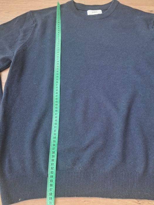 Свитер шерсть 100% вовняний светр вовна marks&spenser разм xl