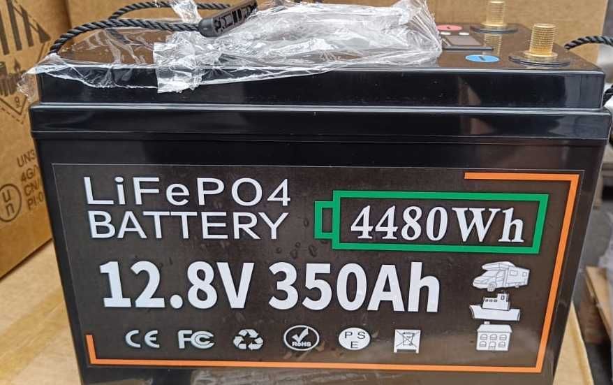 Акумуляторна Батарея LifePO4 350Ah 12V Вбудований БМС USB Зарядне