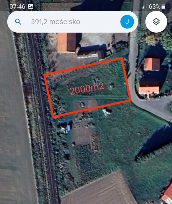 Na sprzedaż działka budowlana w Mościsku