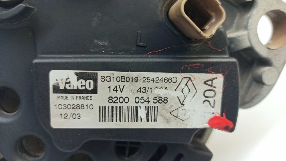 ALTERNADOR RENAULT SCENIC (JA..) 1.9 DCI EXPRESSION