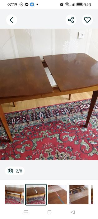 Стол обеденный раздвижной