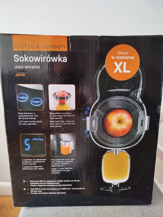 Sokowirówka Götze & Jensen JM701X Inox