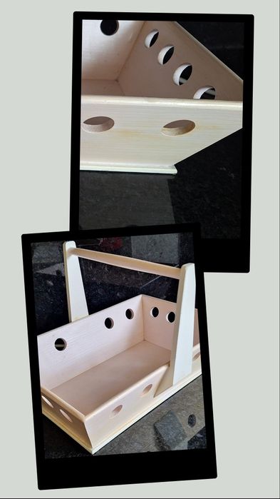 Cesta madeira artesanato