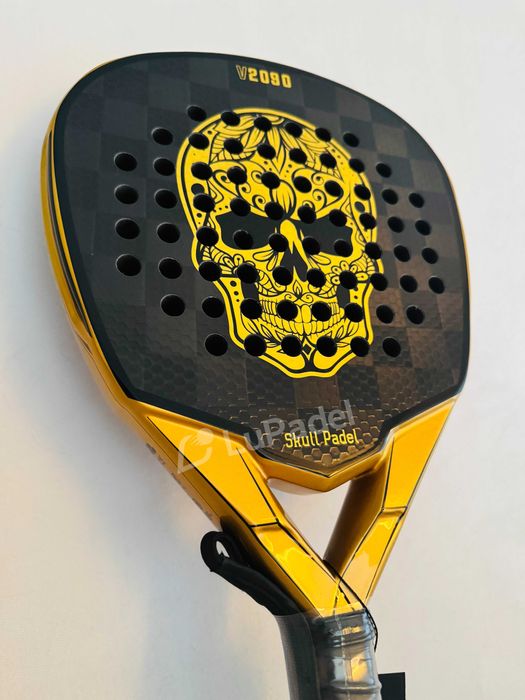Ракетка для Падель (Padel) тенісу – Skull Padel V2090 Black Gold 24K