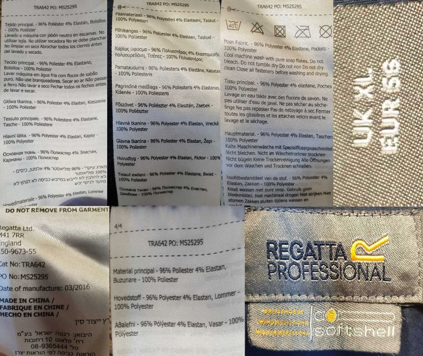 Рабочая куртка на флизе Regatta Professional