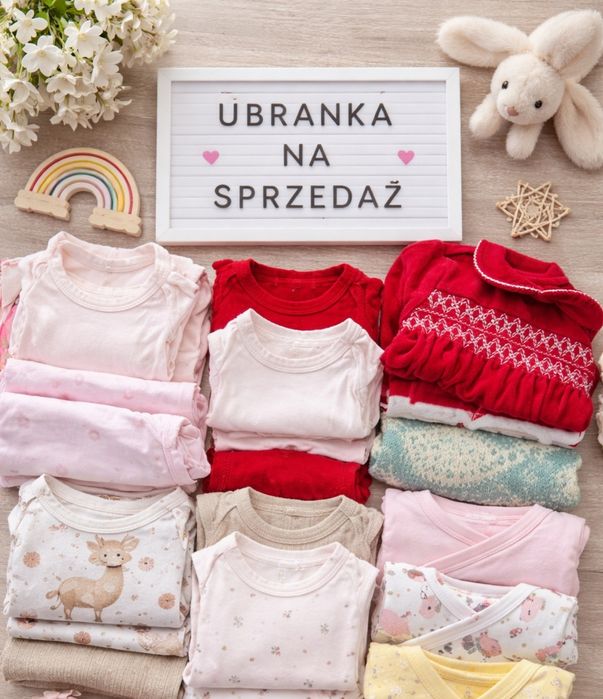 Paka ubranek dla dziewczynki 56/62