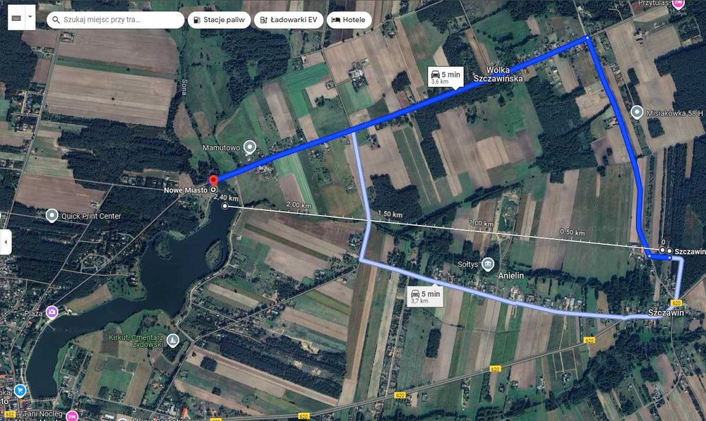 Piękna duża działka w otoczeniu lasu, blisko zalewu. Warunki zabudowy. – pohled 6