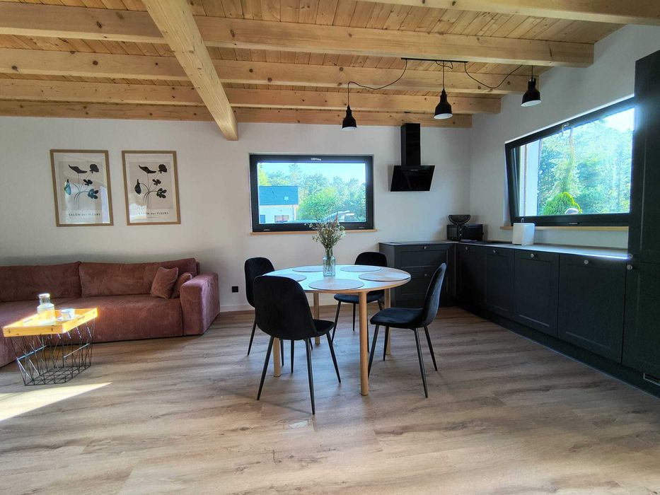 Domek nad jeziorem 'w sam las'