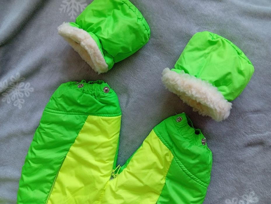 Конверт-комбінезон 2в1 на овчині