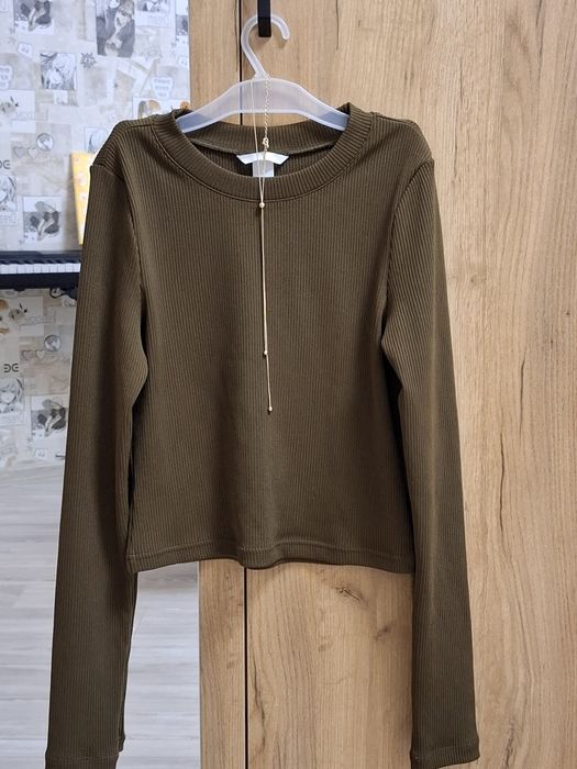 Лонг кольору хакі на розмір S від  H&M