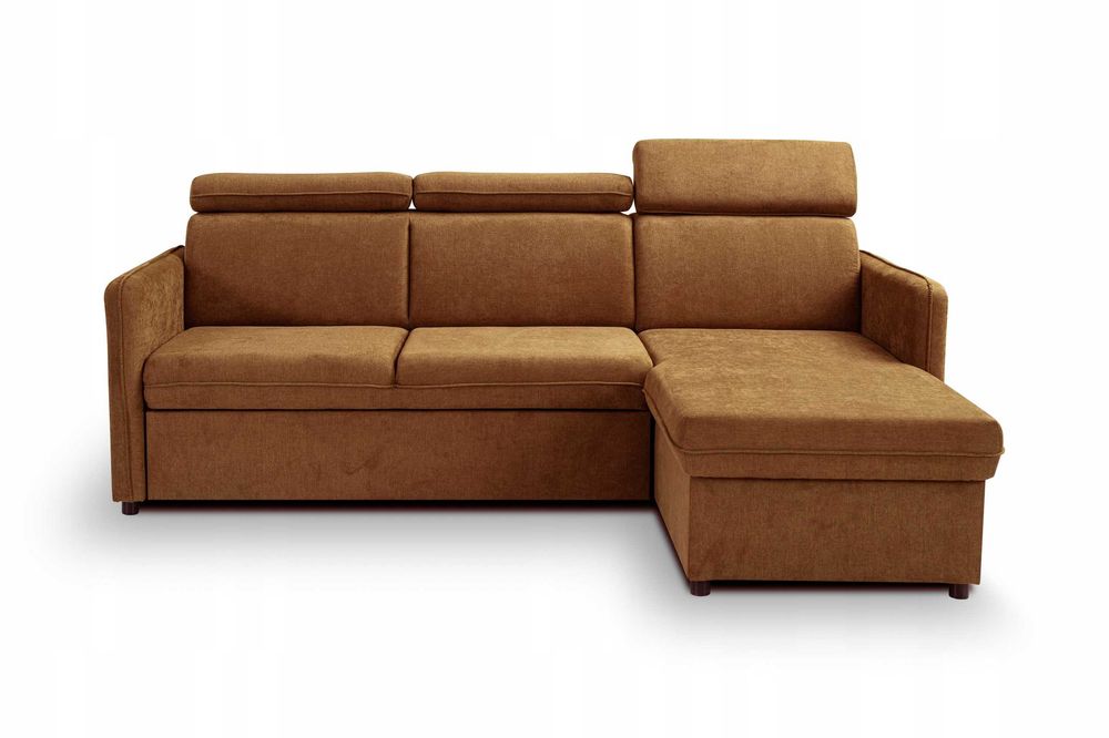 Narożnik rozkładany REAL 217 cm, Funkcja spania, ,Pojemnik, Producent