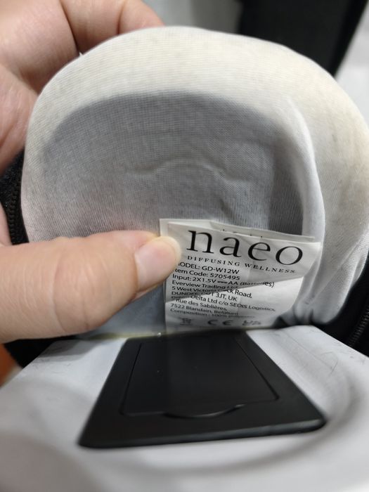 Черные тапочки с подогревом Naeo