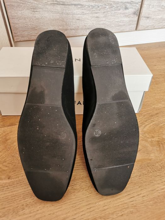 Baleriny czarne 38 jak nowe