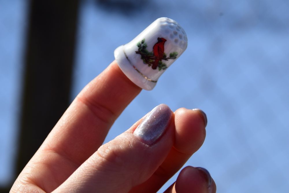 Наперстки фарфор круглі лекор