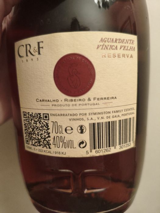 Aguardente CRF reserva