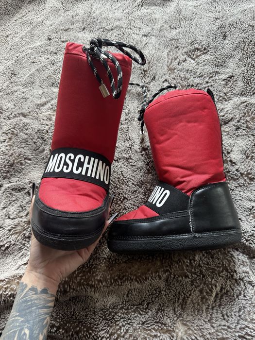 Śniegowce 32 34 Moschino jak Moon Boot dziewczynka