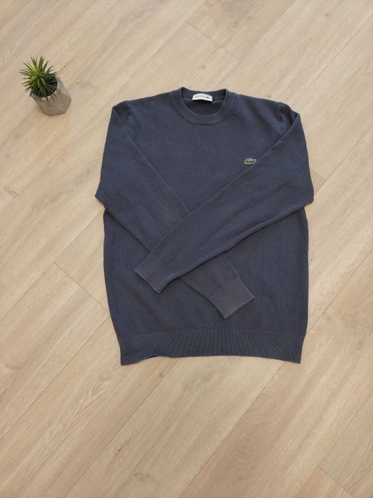 Lacoste светр чоловічий бавовняний розмір М 
темно-синій
темно-синій AH1985
6099 грн
