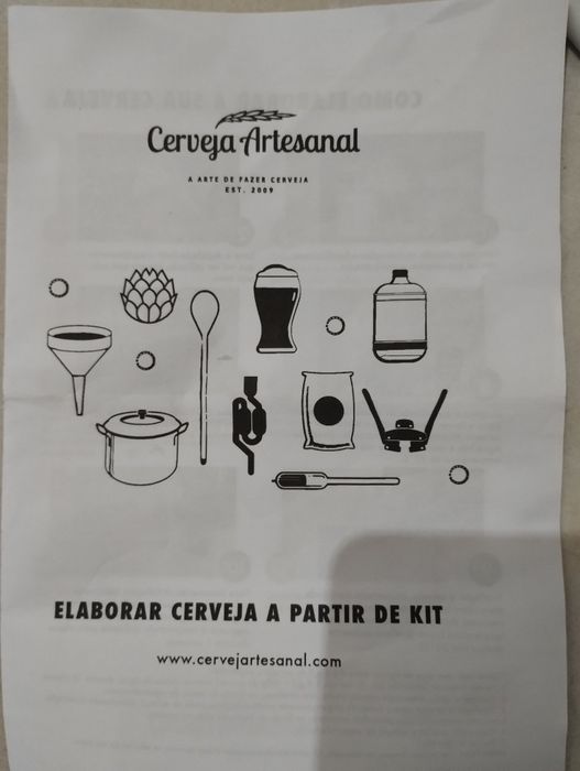 Kit para cerveja artesanal em casa