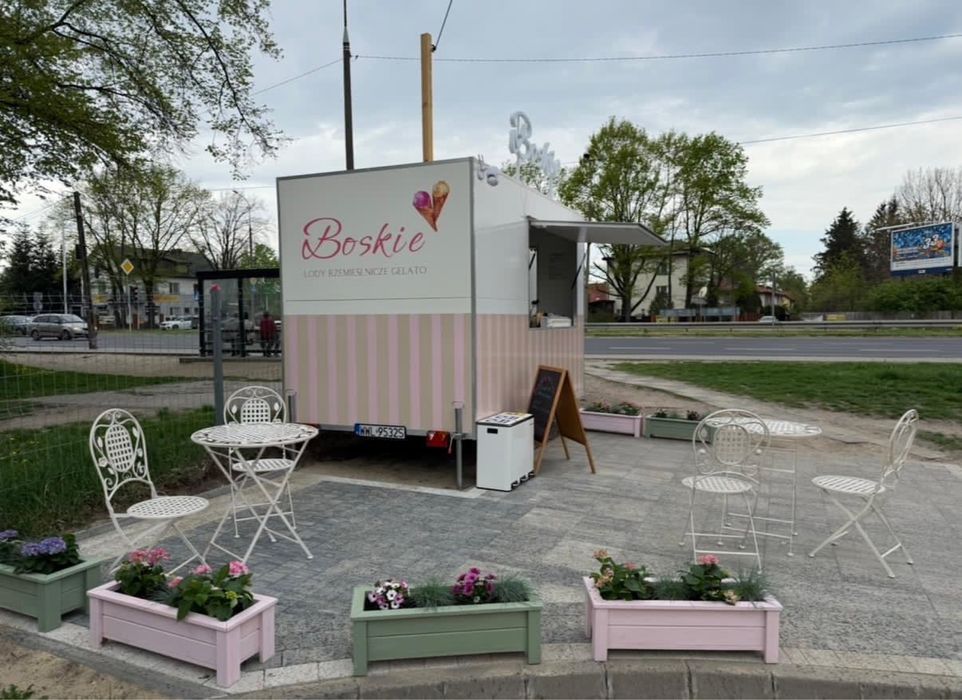 Przyczepa gastonomiczna pod sprzedaż lodów
