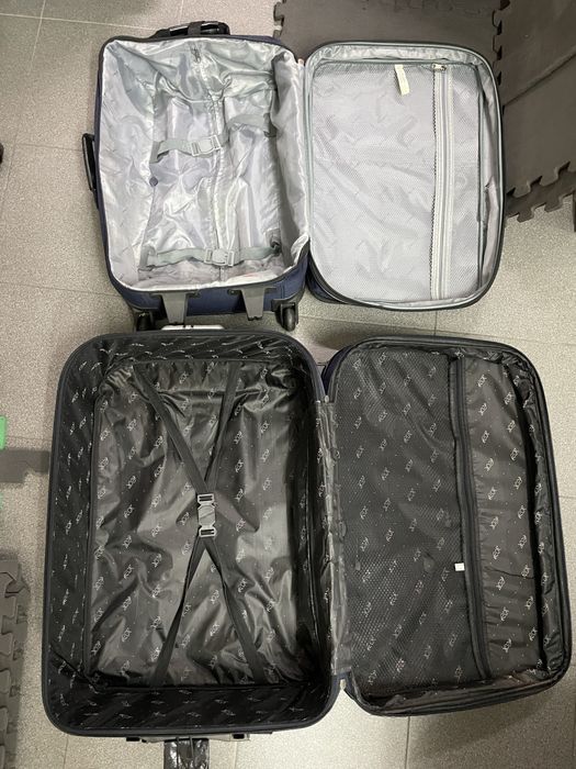 2 malas de viagem uma grande outra mais pequena