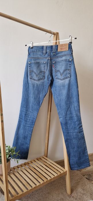 Levi’s 503 | jeansy proste 26x32 | klasyczny niebieski denim