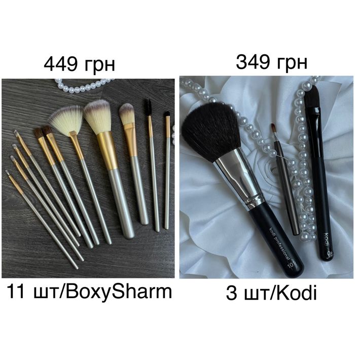 Набір пензлів Kodi BoxyCharm для професійного Make Up макіяжу