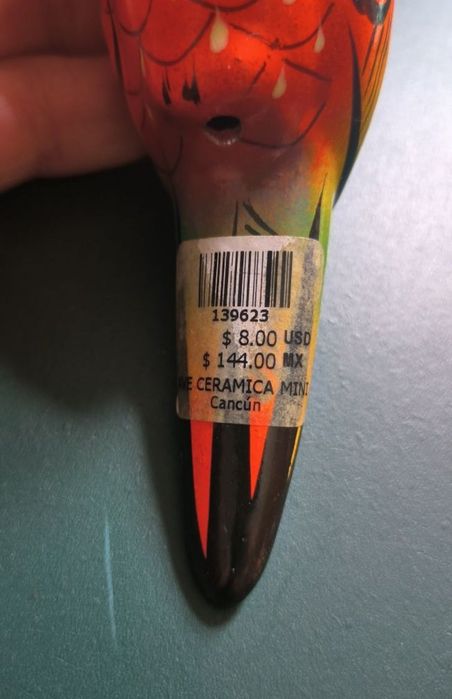 Попугай в клітку 15 см