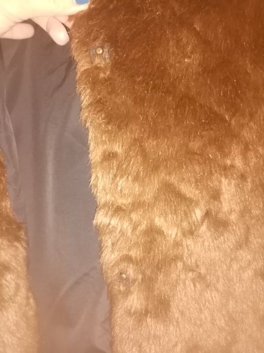 Płaszcz futerko ZARA