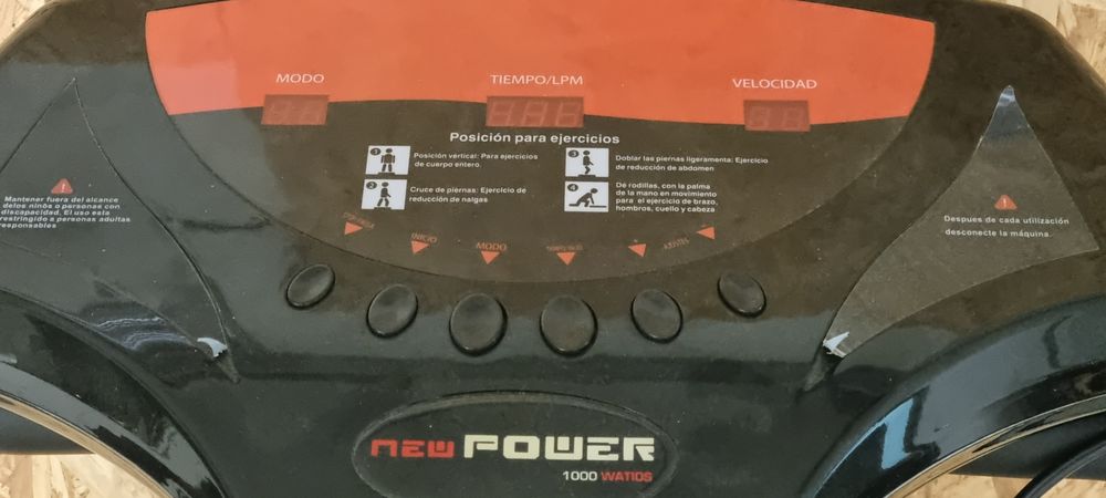 Plataforma Vibratória e Oscilante New Power 1000