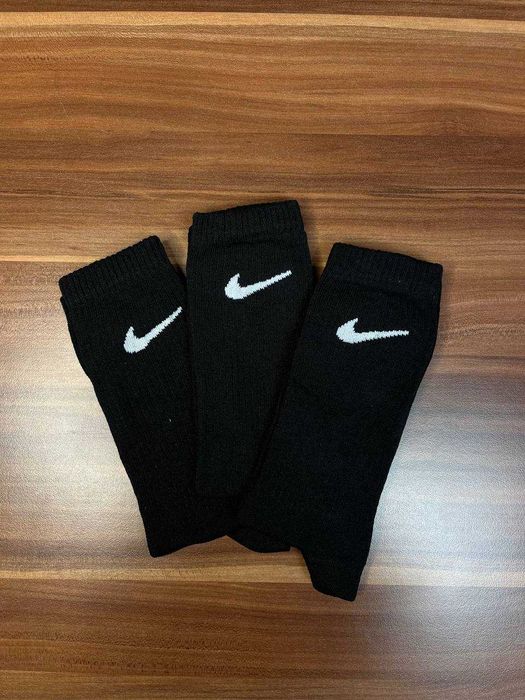 Skarpety Nike czarne 3 pary 36-39