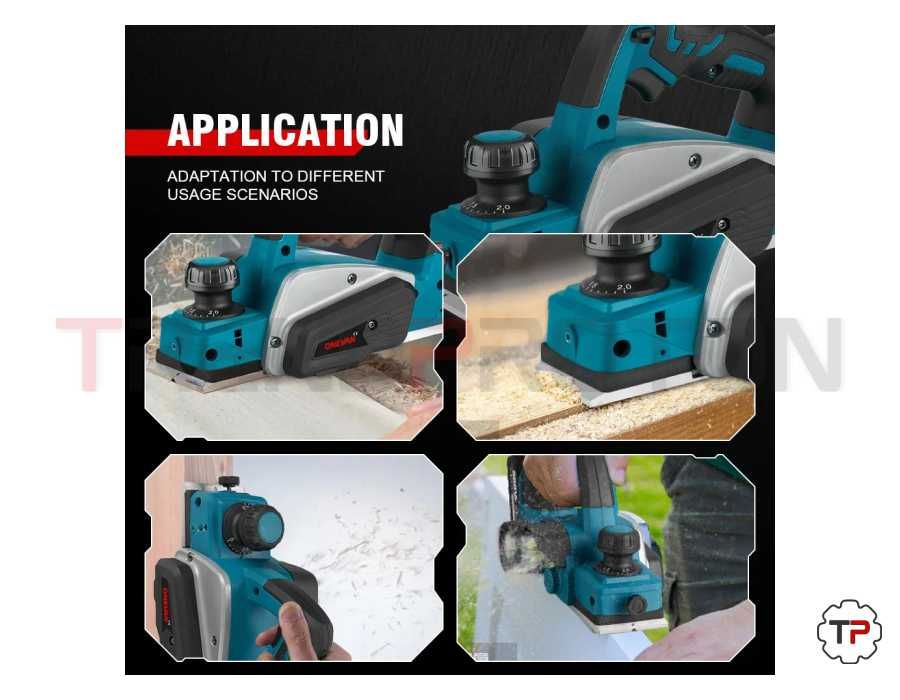 Plaina c/ 2 Baterias 6Ah