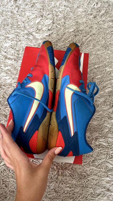 Sapatilhas Nike Gato IC Futsal Azul/Vermelho
