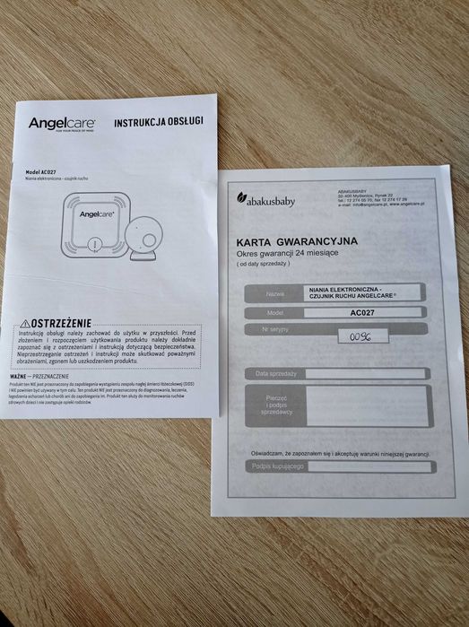 Czujnik oddechu Angelcare