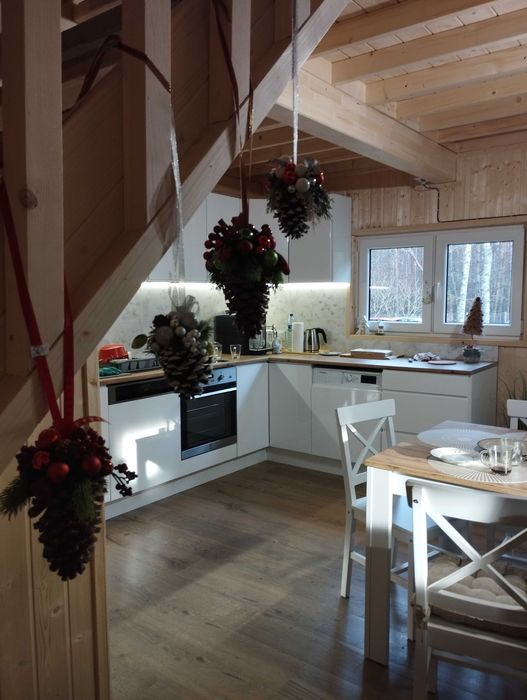 "Złap oddech" Domek do wynajęcia,w lesie,drewniany całoroczny.