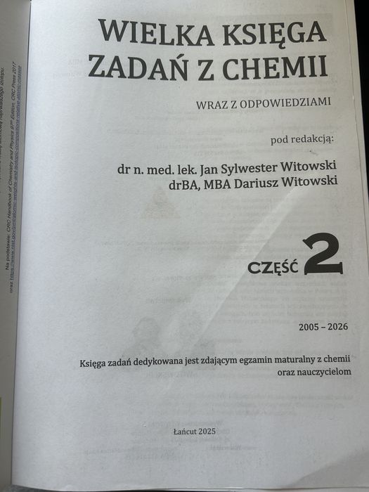 Chemia Witowskiego TOM 2