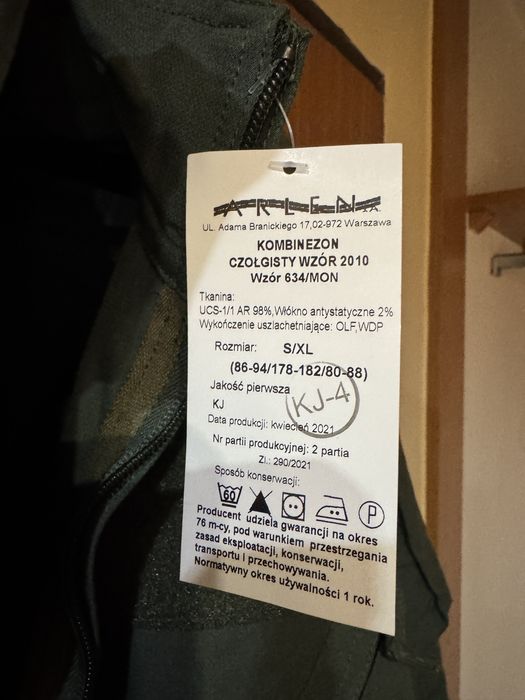 Kombinezon czolgisty S/XL