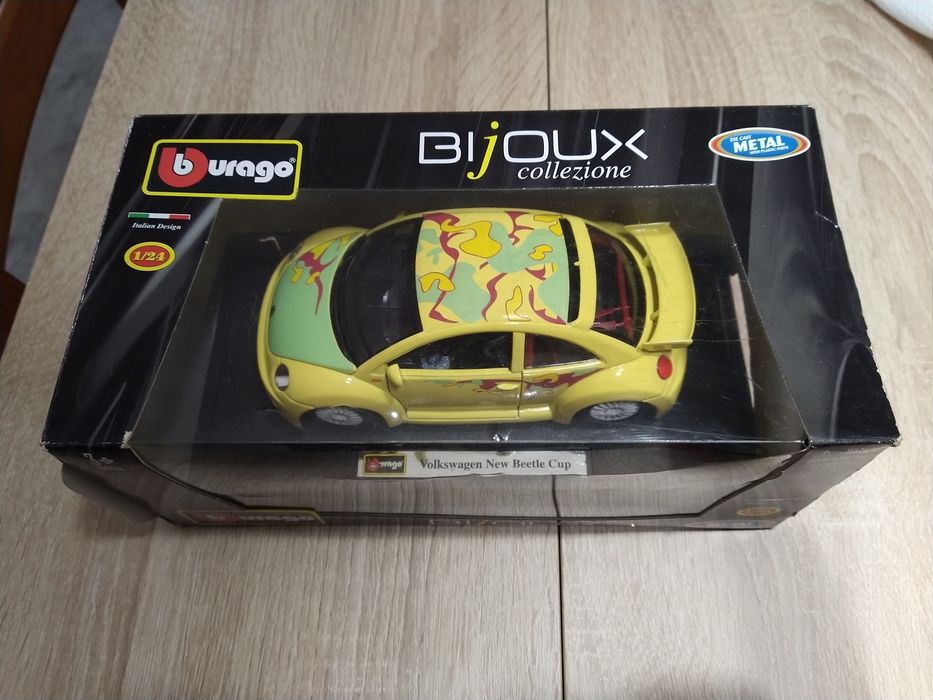 Miniatura Carro Coleção Bijoux Volkswagen New Beetle Cup