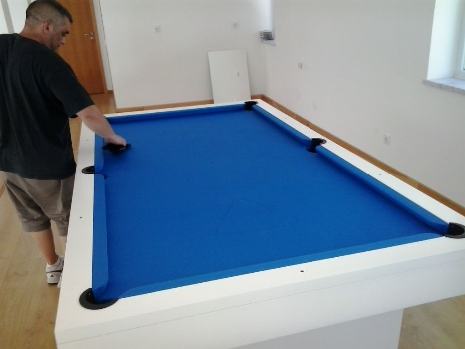 Bilhares/Snookers - Desmontagem - Montagem - Colocação Pano