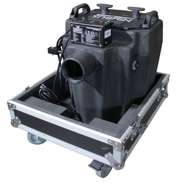 Chauvet Nimbus low fog dry ice machine máquina de fumo com flightcase