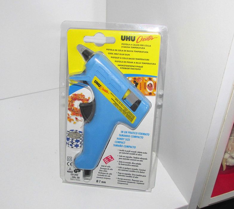 Pistola UHU para Colar Creativ 5W Azul