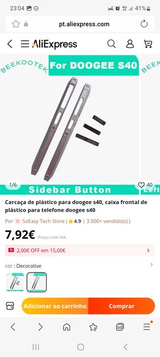 Telemóvel Doogee S40