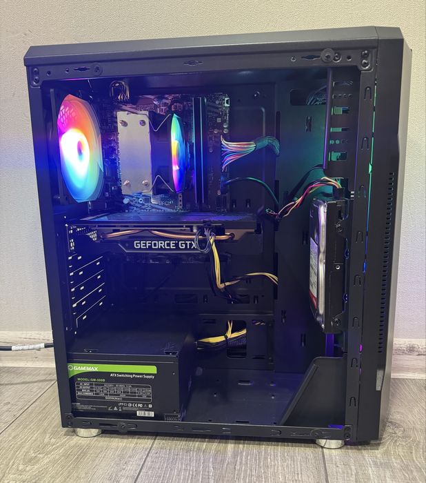 Ігровий ПК. GTX1660SUPER, 16Gb, SSD Kingston 480Gb, HDD500, готовий.