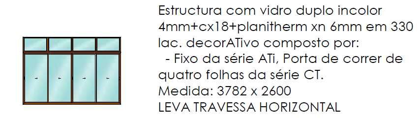 Estruturas de Alumínio com Vidro Duplo – NOVAS