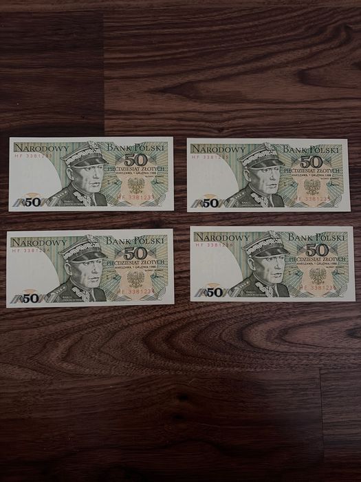 Banknoty 50 zł 1988 r