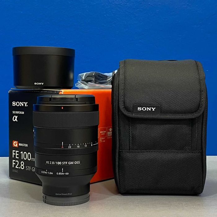 Sony FE 100mm f/2.8 STF GM OSS (NOVA - 3 ANOS DE GARANTIA)