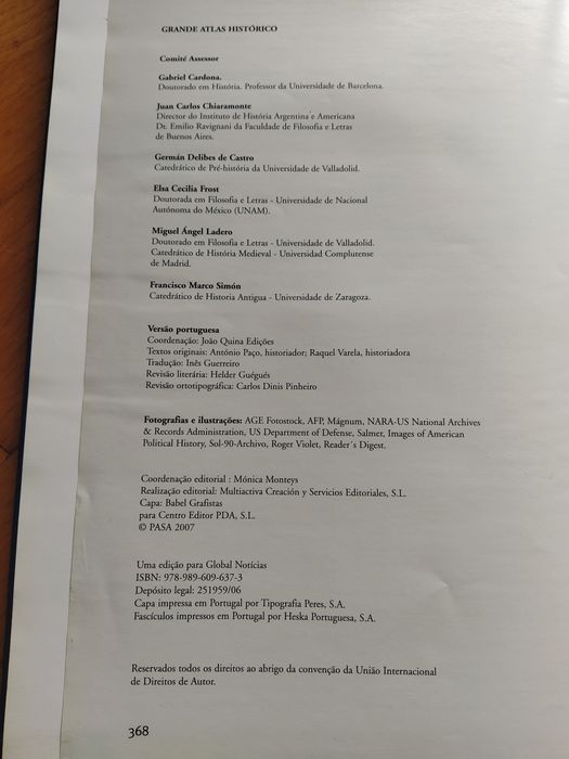 Grande Atlas Histórico do Diário de Notícias