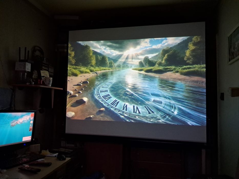 Projektor Epson EB-X6 pilot kable torba