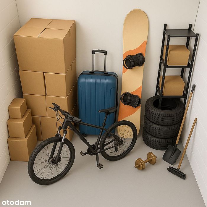 Mały magazyn-schowek 4-5,6 m² Sopot – rowery, opony...TROJMIASTO