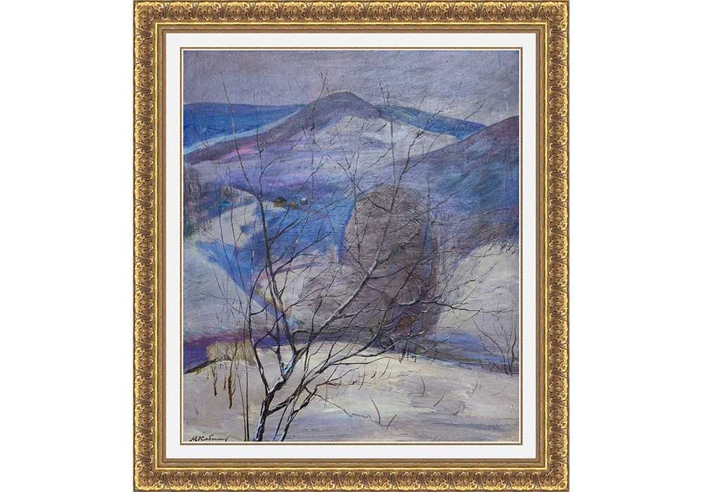 Кобыленков Михаил (1922–2002). Карпаты Горы 82*70 см - Закарпатська школа Ерделі Бокшай Манайло - Карпати